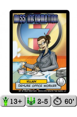 Sentinels of the Multiverse: Miss Information Villain Character Sentinels of the Multiverse: Miss Information Villain Character